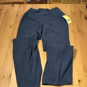NWT! All in Motion Everyday Soft High Rise Full Length Navy Athletic Pants